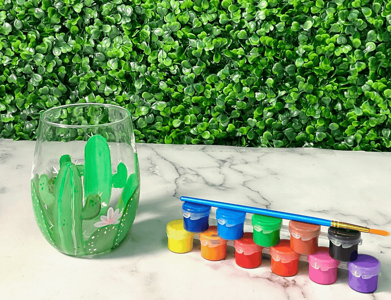 How To Cure A Wine Glass - The Crafty Kit