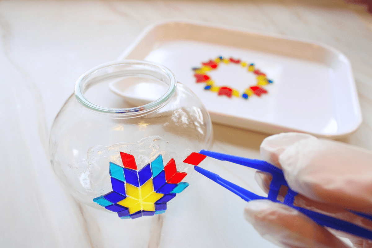 DIY Turkish Mosaic Lamp Kit - The Crafty Kit