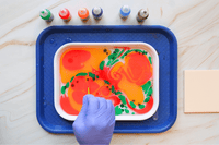 DIY Suminagashi - Coaster Kit - The Crafty Kit