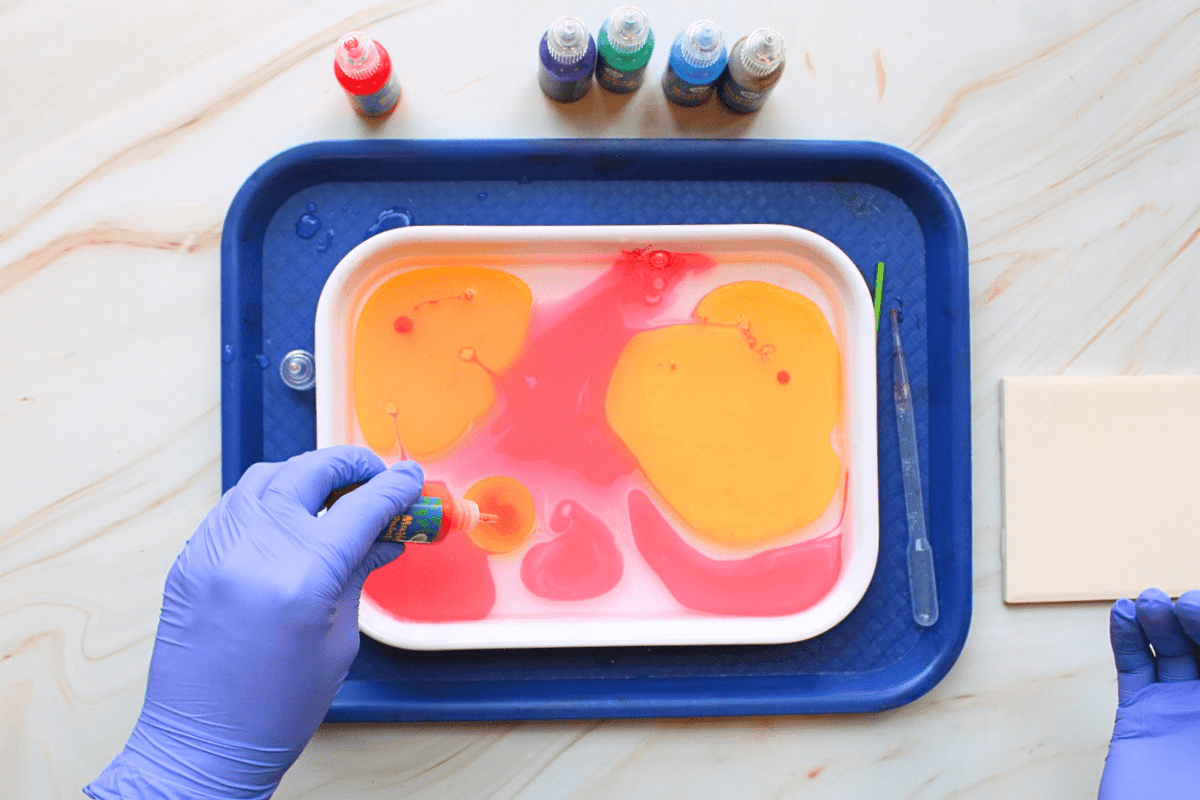 DIY Suminagashi - Coaster Kit - The Crafty Kit