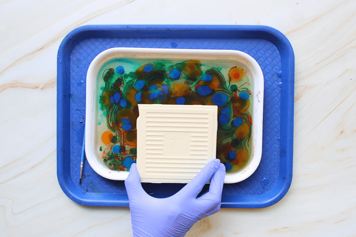 DIY Suminagashi - Coaster Kit - The Crafty Kit