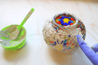 DIY Turkish Mosaic Lamp Kit - The Crafty Kit