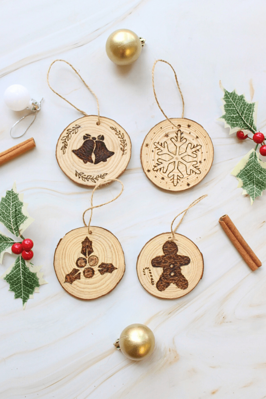 DIY Wood Burning Ornaments Kit - The Crafty Kit
