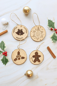 DIY Wood Burning Ornaments Kit - The Crafty Kit