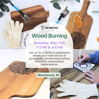 Wood Burning: In-Person Workshop Westwood, NJ 5/11