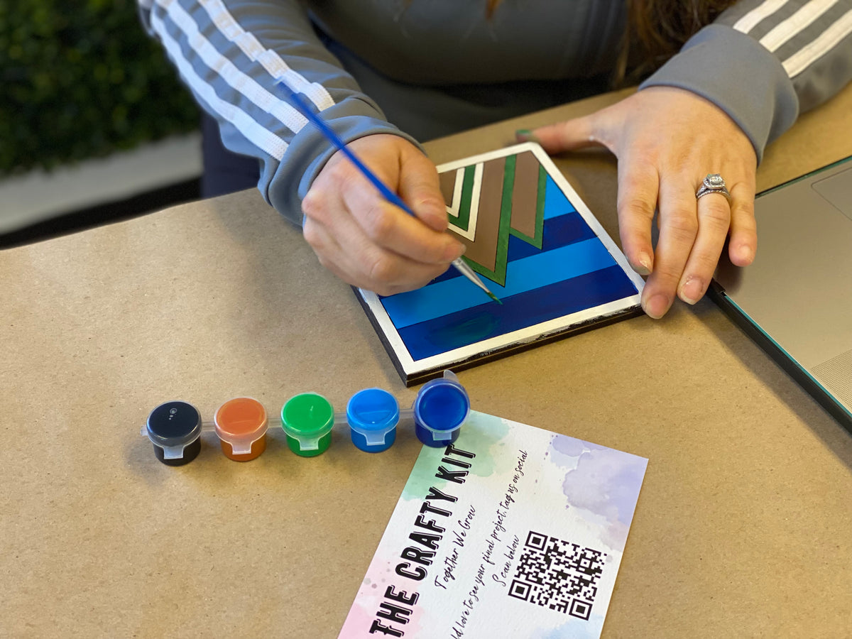 Wood Mosaic Puzzle: In - Person Workshop Westwood, NJ - The Crafty Kit