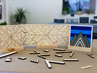 Wood Mosaic Puzzle: In - Person Workshop Westwood, NJ - The Crafty Kit