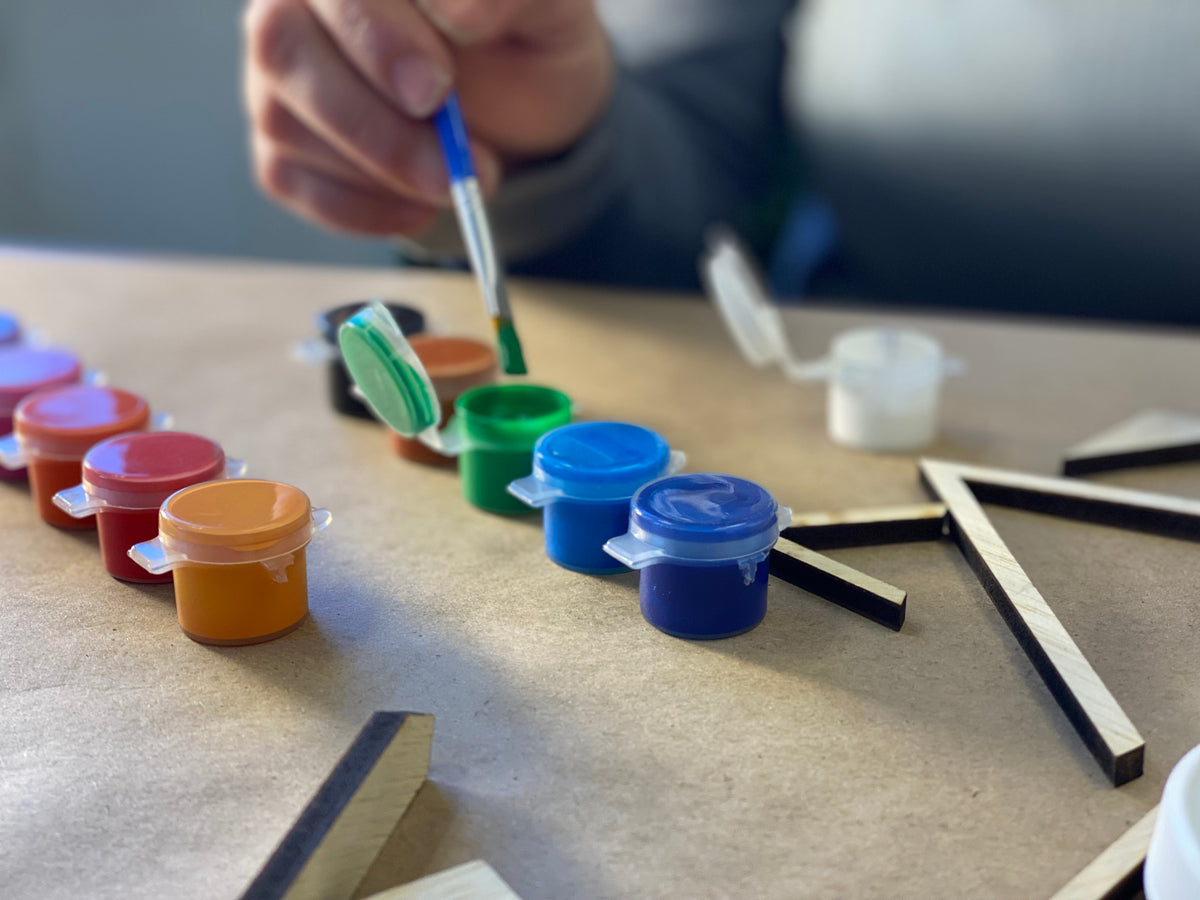 Wood Mosaic Puzzle: In - Person Workshop Westwood, NJ - The Crafty Kit
