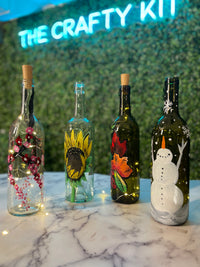 Wine Bottle Painting Kit - The Crafty Kit