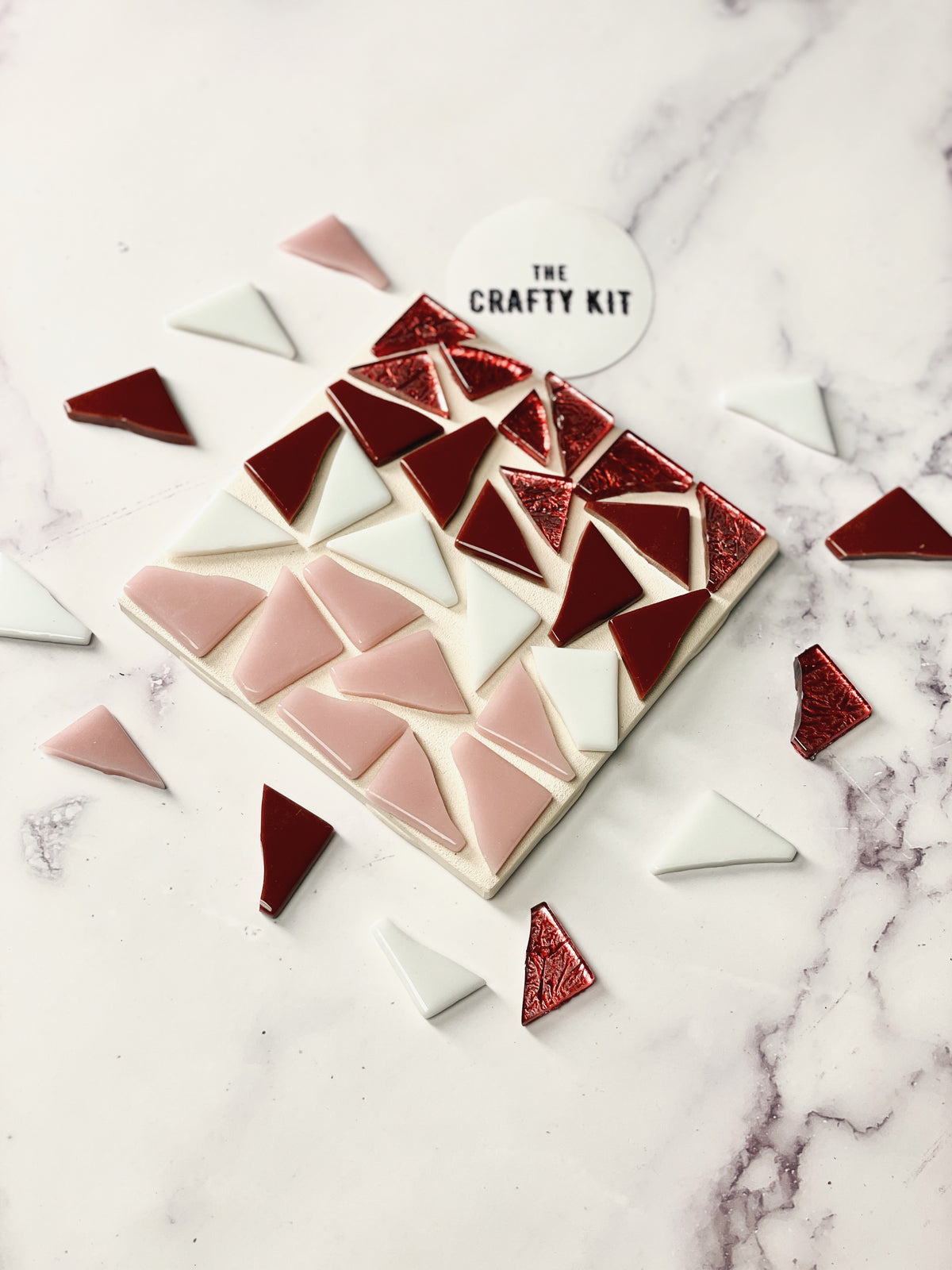 DIY Mosaic Coaster Kit - The Crafty Kit