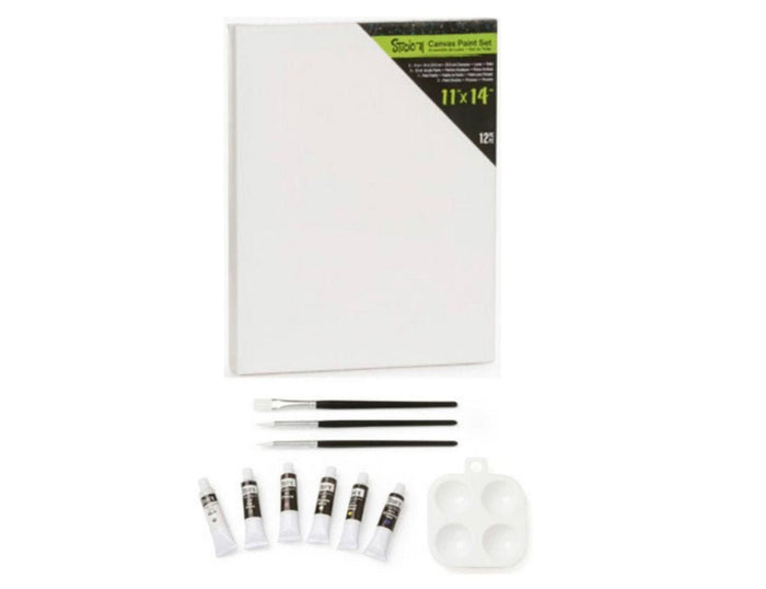Canvas Painting Supplies - The Crafty Kit