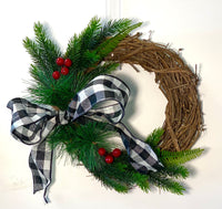 Fall & Holiday Wreath Making: In Person Workshop