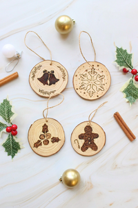 DIY Wood Burning Ornaments Kit