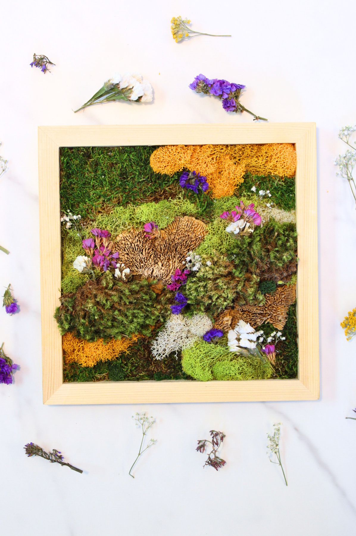 DIY Vertical Moss Wall Art Kit