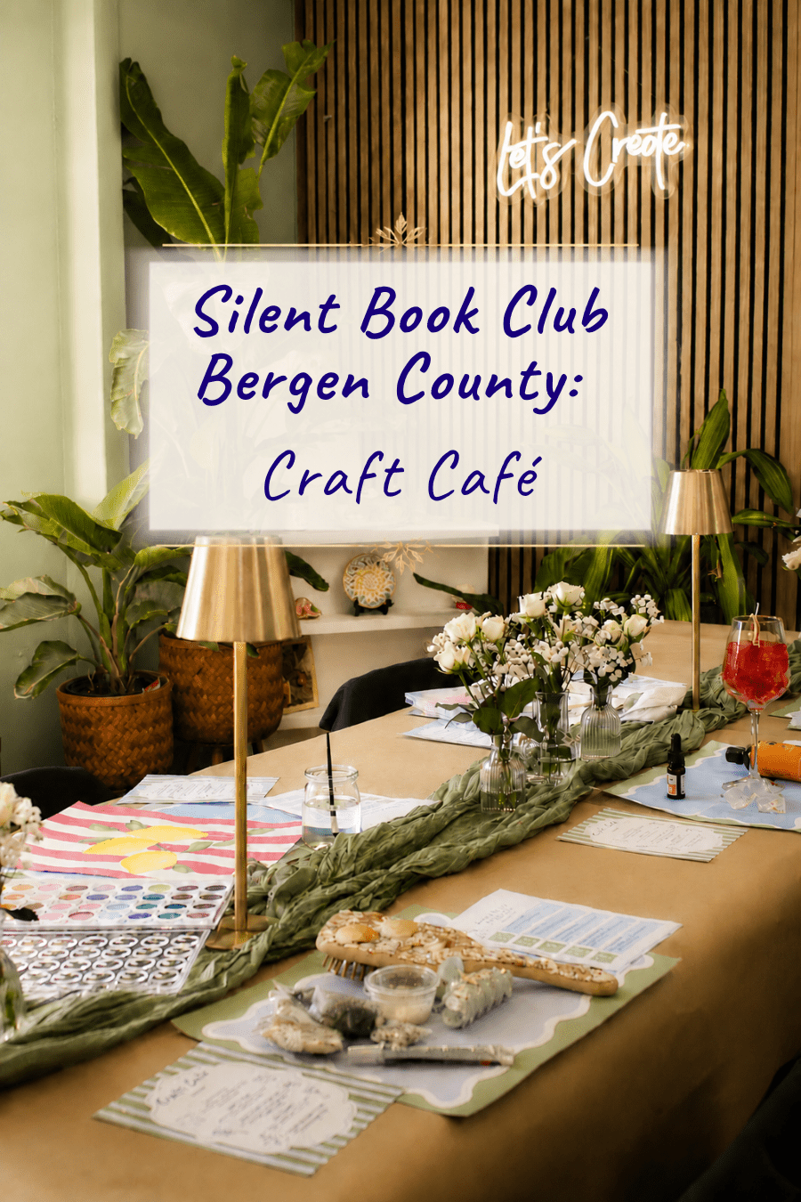 Silent Book Club Bergen County: Craft Café - The Crafty Kit
