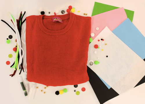 DIY Ugly Holiday Sweater Kit - The Crafty Kit