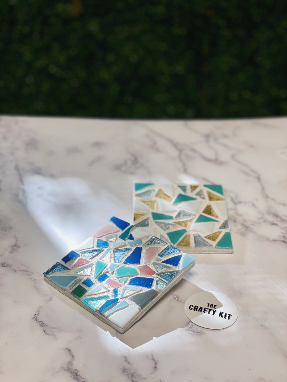 Mosaic Initial Coasters DIY Kit