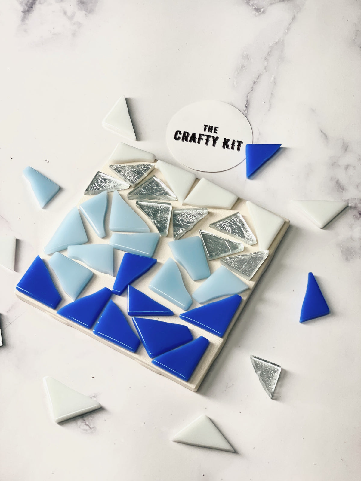 Mosaic Initial Coasters DIY Kit
