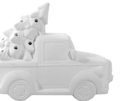 DIY Holiday Truck Ceramic Kit - The Crafty Kit